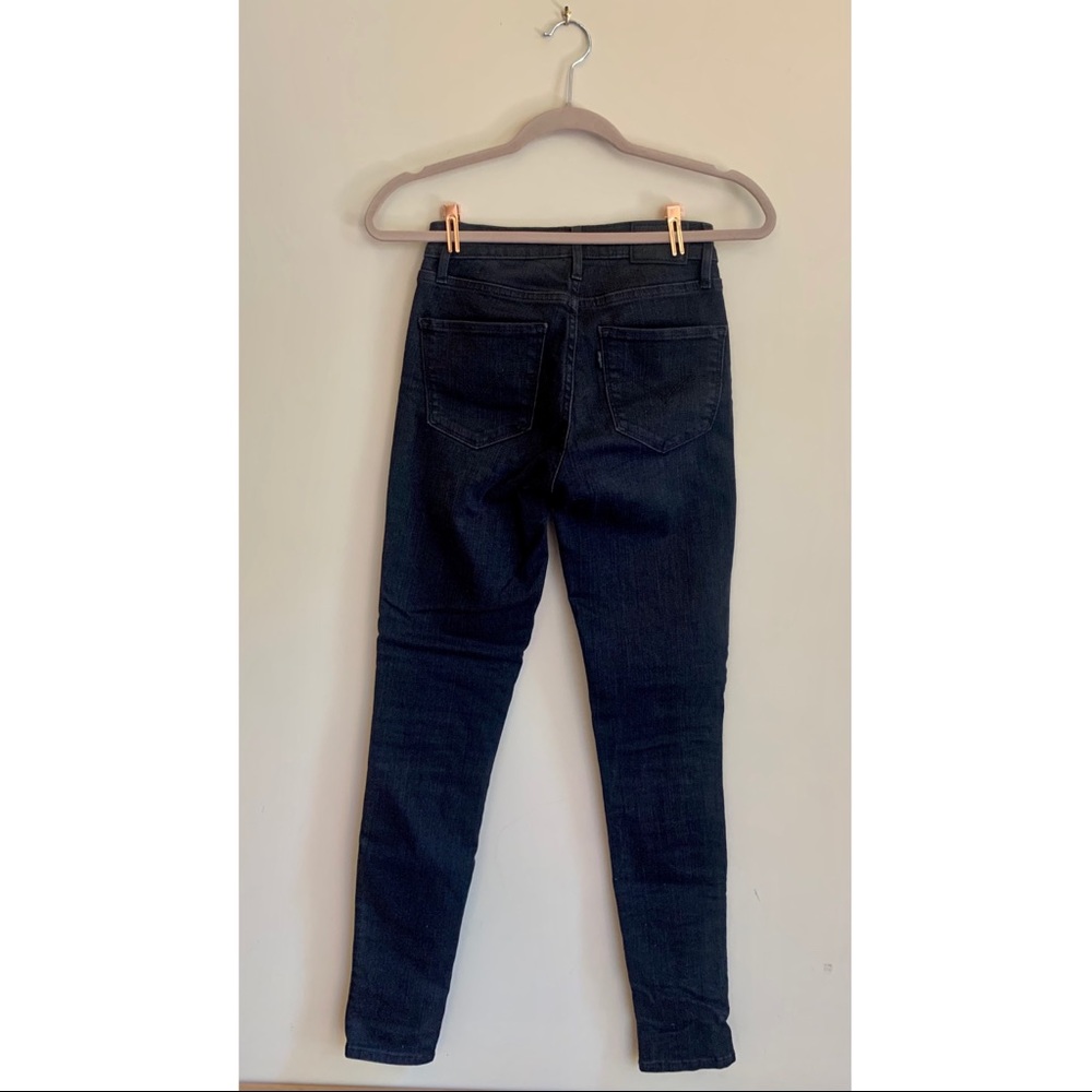 NWOT Levi’s 721 high rise skinny jeans w/ silver - Picture 2 of 5